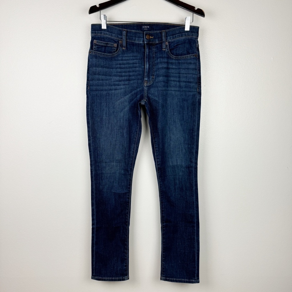 J. Crew Men's Skinny Fit Jeans Signature Flex Size 32x32 SHORT INSEAM
